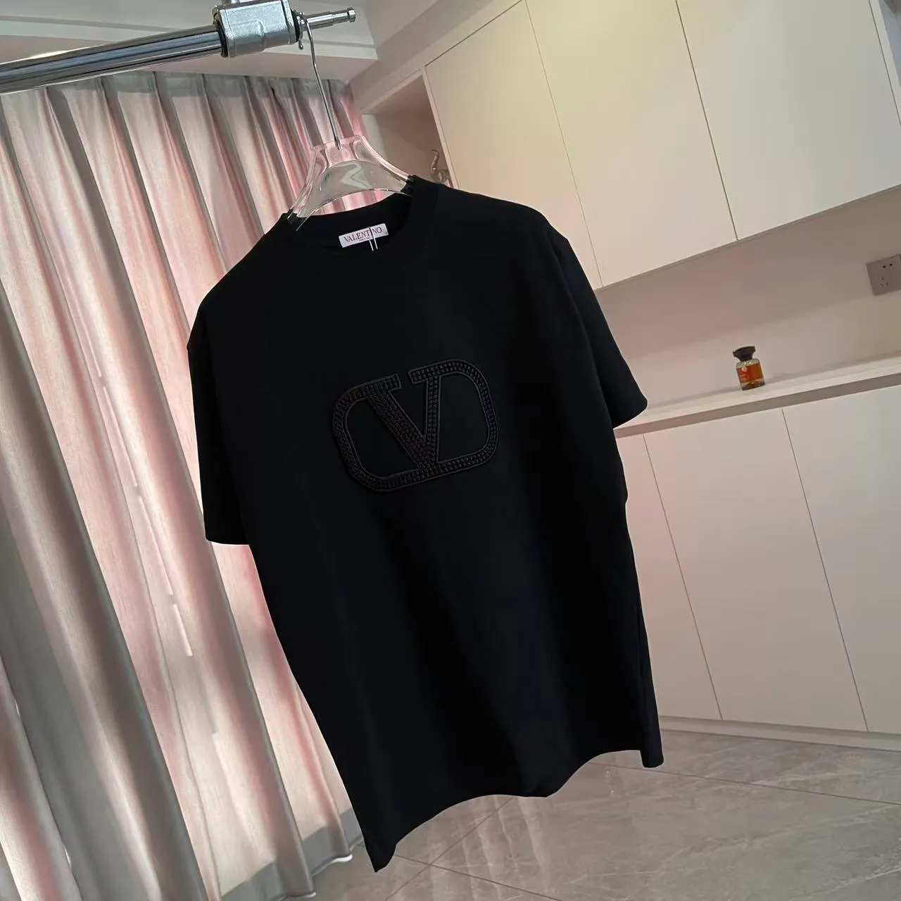 VALENTIN* 2026 New Arrival logo 300g T Same Style Size：S M L XL XXL ：Black White